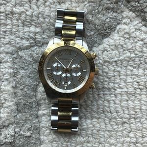 Michael Kors Oversized Gold & Silver Watch